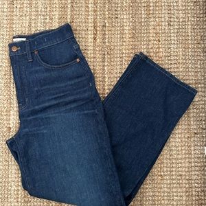 Madewell Perfect Vintage Wide Leg Jean in Chartwood wash